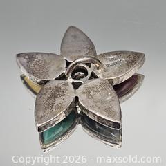 MaxSold Auction: Sterling Silver Flower Motif Pendant — Boho Native-Inspired - Hatboro (Pennsylvania, USA) PARTNER MANAGED Estate Sale Online Auction -  Jacksonville Road