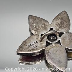 MaxSold Auction: Sterling Silver Flower Motif Pendant — Boho Native-Inspired - Hatboro (Pennsylvania, USA) PARTNER MANAGED Estate Sale Online Auction -  Jacksonville Road