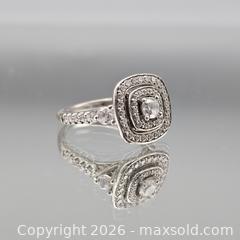 MaxSold Auction: Sterling Silver Lady's Ring with Round Colorless Stone - Hatboro (Pennsylvania, USA) PARTNER MANAGED Estate Sale Online Auction -  Jacksonville Road