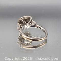 MaxSold Auction: Sterling Silver Lady's Ring with Round Colorless Stone - Hatboro (Pennsylvania, USA) PARTNER MANAGED Estate Sale Online Auction -  Jacksonville Road