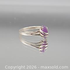 MaxSold Auction: Sterling Silver Ring Size 11 with Marquise Purple Stone - Hatboro (Pennsylvania, USA) PARTNER MANAGED Estate Sale Online Auction -  Jacksonville Road