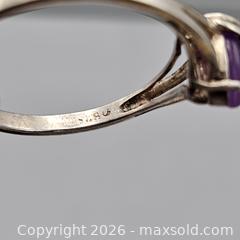 MaxSold Auction: Sterling Silver Ring Size 11 with Marquise Purple Stone - Hatboro (Pennsylvania, USA) PARTNER MANAGED Estate Sale Online Auction -  Jacksonville Road