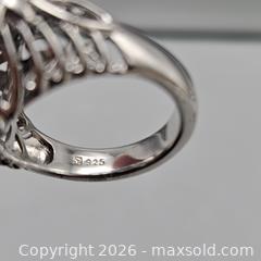 MaxSold Auction: Sterling Silver Ring with Blue Oval Cabochon and Filigree Band - Hatboro (Pennsylvania, USA) PARTNER MANAGED Estate Sale Online Auction -  Jacksonville Road