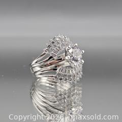 MaxSold Auction: Sterling Silver Ring with Round Center Stone - Hatboro (Pennsylvania, USA) PARTNER MANAGED Estate Sale Online Auction -  Jacksonville Road