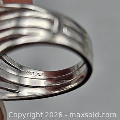 MaxSold Auction: Sterling Silver Ring with Round Center Stone - Hatboro (Pennsylvania, USA) PARTNER MANAGED Estate Sale Online Auction -  Jacksonville Road