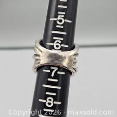 MaxSold Auction: Sterling Silver Wide Textured Multi-Ribbed Ring, Size 6.5 - Hatboro (Pennsylvania, USA) PARTNER MANAGED Estate Sale Online Auction -  Jacksonville Road