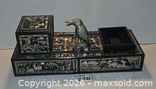 MaxSold Auction: Vintage Asian Cigs Dispenser and Ashtray - Hatboro (Pennsylvania, USA) PARTNER MANAGED Estate Sale Online Auction -  Jacksonville Road