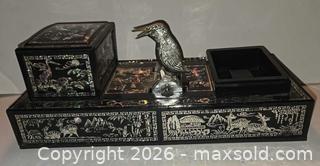 MaxSold Auction: Vintage Asian Cigs Dispenser and Ashtray - Hatboro (Pennsylvania, USA) PARTNER MANAGED Estate Sale Online Auction -  Jacksonville Road