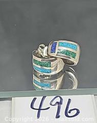 MaxSold Auction: Vintage C. Coleman Co. Turquoise And Lapis Sterling Earrings - Hatboro (Pennsylvania, USA) PARTNER MANAGED Estate Sale Online Auction -  Jacksonville Road