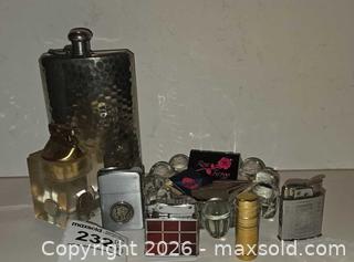MaxSold Auction: Vintage Lighters Ashtray Flask and More - Hatboro (Pennsylvania, USA) PARTNER MANAGED Estate Sale Online Auction -  Jacksonville Road