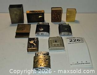 MaxSold Auction: Vintage Match safes and Lighters - Hatboro (Pennsylvania, USA) PARTNER MANAGED Estate Sale Online Auction -  Jacksonville Road