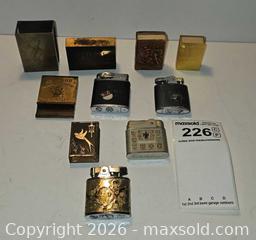 MaxSold Auction: Vintage Match safes and Lighters - Hatboro (Pennsylvania, USA) PARTNER MANAGED Estate Sale Online Auction -  Jacksonville Road