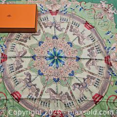 MaxSold Auction: Hermès 90cm Silk Carré, Carousel Equestrian Horses Motif - Hatboro (Pennsylvania, USA) PARTNER MANAGED Estate Sale Online Auction -  Jacksonville Road