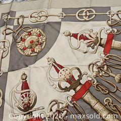 MaxSold Auction: Hermès Silk Scarf (Carré) 90 x 90 cm Equestrian Motif - Hatboro (Pennsylvania, USA) PARTNER MANAGED Estate Sale Online Auction -  Jacksonville Road