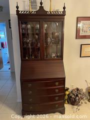 MaxSold Auction: BENCK Mahogany Sec’y Dining/Bookcase - Fort Myers (Florida, USA) SELLER MANAGED Moving Online Auction - South Larkwood Square