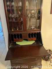MaxSold Auction: BENCK Mahogany Sec’y Dining/Bookcase - Fort Myers (Florida, USA) SELLER MANAGED Moving Online Auction - South Larkwood Square