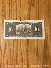 MaxSold Auction: 1937 Canada $10 bill  - Kingston (Ontario, Canada) SELLER MANAGED Downsizing Online Auction - Juniper Drive