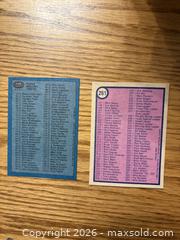 MaxSold Auction: 2 Early 80’s Unmarked Hockey  checklists  - Kingston (Ontario, Canada) SELLER MANAGED Downsizing Online Auction - Juniper Drive