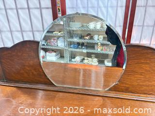 MaxSold Auction: Art Deco Sideboard Buffet with Mirror - Warwick (Rhode Island, USA) SELLER MANAGED Reseller Online Auction - Warwick Avenue