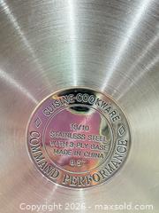 MaxSold Auction: Cuisine-Cookware "Command Performance" 18/10 Stainless 4-Piece Set - Warwick (Rhode Island, USA) SELLER MANAGED Reseller Online Auction - Warwick Avenue