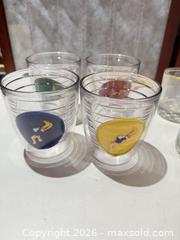 MaxSold Auction: Lot of 12 Promotional Jai Lai Rocks Glasses with Jai Lai Bobblehead - Warwick (Rhode Island, USA) SELLER MANAGED Reseller Online Auction - Warwick Avenue