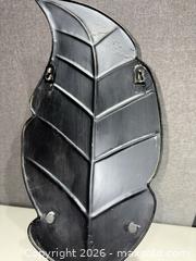 MaxSold Auction: Lot of 2 Decorative Metal Pieces: Leaf Wall Sconce & Footed Bowl - Warwick (Rhode Island, USA) SELLER MANAGED Reseller Online Auction - Warwick Avenue