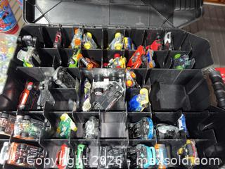 MaxSold Auction: Mixed Toy Lot: Hot Wheels Carry Case (48) + Tamiya Kit, Little Golden Book - Warwick (Rhode Island, USA) SELLER MANAGED Reseller Online Auction - Warwick Avenue