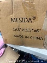 MaxSold Auction: MESIDA 19.5"x19.5"x6" Fire Pit Glass Wind Guard new in box  - Brampton (Ontario, Canada) PARTNER MANAGED Reseller Online Auction - Rosedale Avenue West, Brampton, On, Canada
