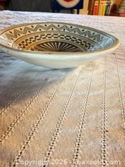 MaxSold Auction: Decorative Glazed Ceramic Shallow Bowl, 9–11 in Diameter - Clarkstown (New York, USA) SELLER MANAGED Downsizing Online Auction -  Old Mill Road