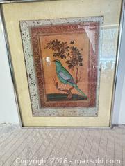 MaxSold Auction: Framed Bird Print in Metal Frame, 18–24 in Vertical - Clarkstown (New York, USA) SELLER MANAGED Downsizing Online Auction -  Old Mill Road