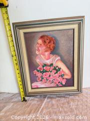 MaxSold Auction: Framed Oil on Canvas Painting, About 13 x 16 in - Clarkstown (New York, USA) SELLER MANAGED Downsizing Online Auction -  Old Mill Road