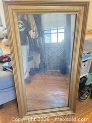 MaxSold Auction: Full-Length Wood Floor Mirror with Gold Gilt Frame - Clarkstown (New York, USA) SELLER MANAGED Downsizing Online Auction -  Old Mill Road