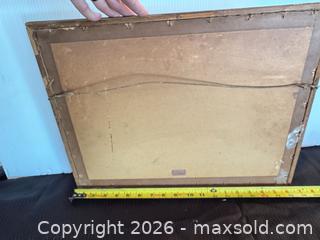 MaxSold Auction: Hand-Colored Framed Engraving Print, Medium Size - Clarkstown (New York, USA) SELLER MANAGED Downsizing Online Auction -  Old Mill Road