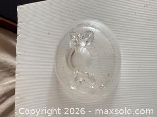 MaxSold Auction: Lot of 2 Clear Glass Decorative Serving Bowls - Clarkstown (New York, USA) SELLER MANAGED Downsizing Online Auction -  Old Mill Road