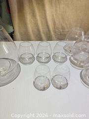MaxSold Auction: Mixed Brandy/Cognac Snifter Glasses Set of 12 - Clarkstown (New York, USA) SELLER MANAGED Downsizing Online Auction -  Old Mill Road