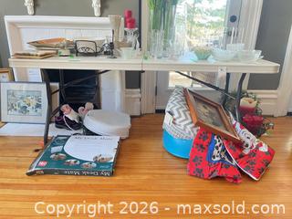 MaxSold Auction: Folding Table C - Brockville (Ontario, Canada) Moving Online Auction - Sherwood Street