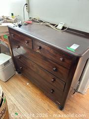 MaxSold Auction: 5-Drawer Solid Wood Dresser C - Toronto (Ontario, Canada) Moving Online Auction - Mount Pleasant Road