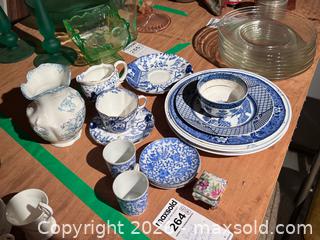 MaxSold Auction: Assorted Blue & White Transferware - Royal Copenhagen & English Makers B - Toronto (Ontario, Canada) Moving Online Auction - Mount Pleasant Road
