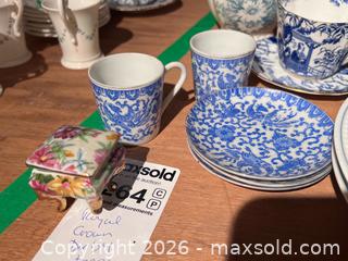 MaxSold Auction: Assorted Blue & White Transferware - Royal Copenhagen & English Makers B - Toronto (Ontario, Canada) Moving Online Auction - Mount Pleasant Road