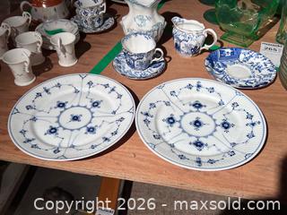 MaxSold Auction: Assorted Blue & White Transferware - Royal Copenhagen & English Makers B - Toronto (Ontario, Canada) Moving Online Auction - Mount Pleasant Road