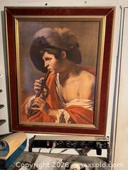 MaxSold Auction: Framed Gilt-Trim Wall Art with Red Velvet Mat B - Toronto (Ontario, Canada) Moving Online Auction - Mount Pleasant Road