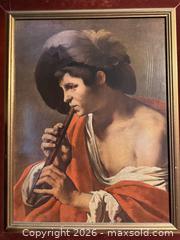 MaxSold Auction: Framed Gilt-Trim Wall Art with Red Velvet Mat B - Toronto (Ontario, Canada) Moving Online Auction - Mount Pleasant Road