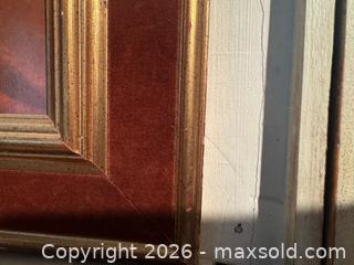 MaxSold Auction: Framed Gilt-Trim Wall Art with Red Velvet Mat B - Toronto (Ontario, Canada) Moving Online Auction - Mount Pleasant Road