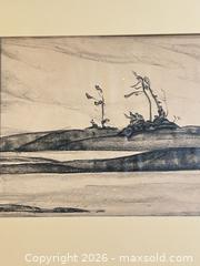 MaxSold Auction: Framed Signed Charcoal/Pencil Minimalist Landscape B - Toronto (Ontario, Canada) Moving Online Auction - Mount Pleasant Road