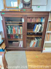 MaxSold Auction: Glass-front Barrister-style Bookcase Cabinet D - Toronto (Ontario, Canada) Moving Online Auction - Mount Pleasant Road
