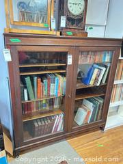 MaxSold Auction: Glass-front Barrister-style Bookcase Cabinet D - Toronto (Ontario, Canada) Moving Online Auction - Mount Pleasant Road