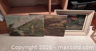 MaxSold Auction: Lot of 3 Vintage Landscape Oil Paintings B - Toronto (Ontario, Canada) Moving Online Auction - Mount Pleasant Road