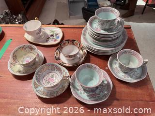 MaxSold Auction: Lot of Mixed Vintage China Teacups, Saucers & Small Plates B - Toronto (Ontario, Canada) Moving Online Auction - Mount Pleasant Road