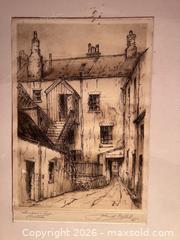 MaxSold Auction: Lot of Original Prints and Drawings (etchings, watercolors) B - Toronto (Ontario, Canada) Moving Online Auction - Mount Pleasant Road