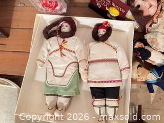 MaxSold Auction: Lot of Vintage/Collectible Dolls with Wooden Cradle B - Toronto (Ontario, Canada) Moving Online Auction - Mount Pleasant Road